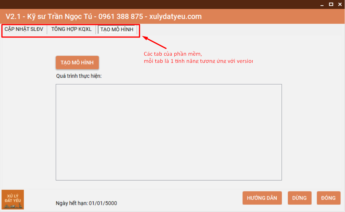 Phần mềm xử lý đất yếu hỗ trợ tự động hóa excel
