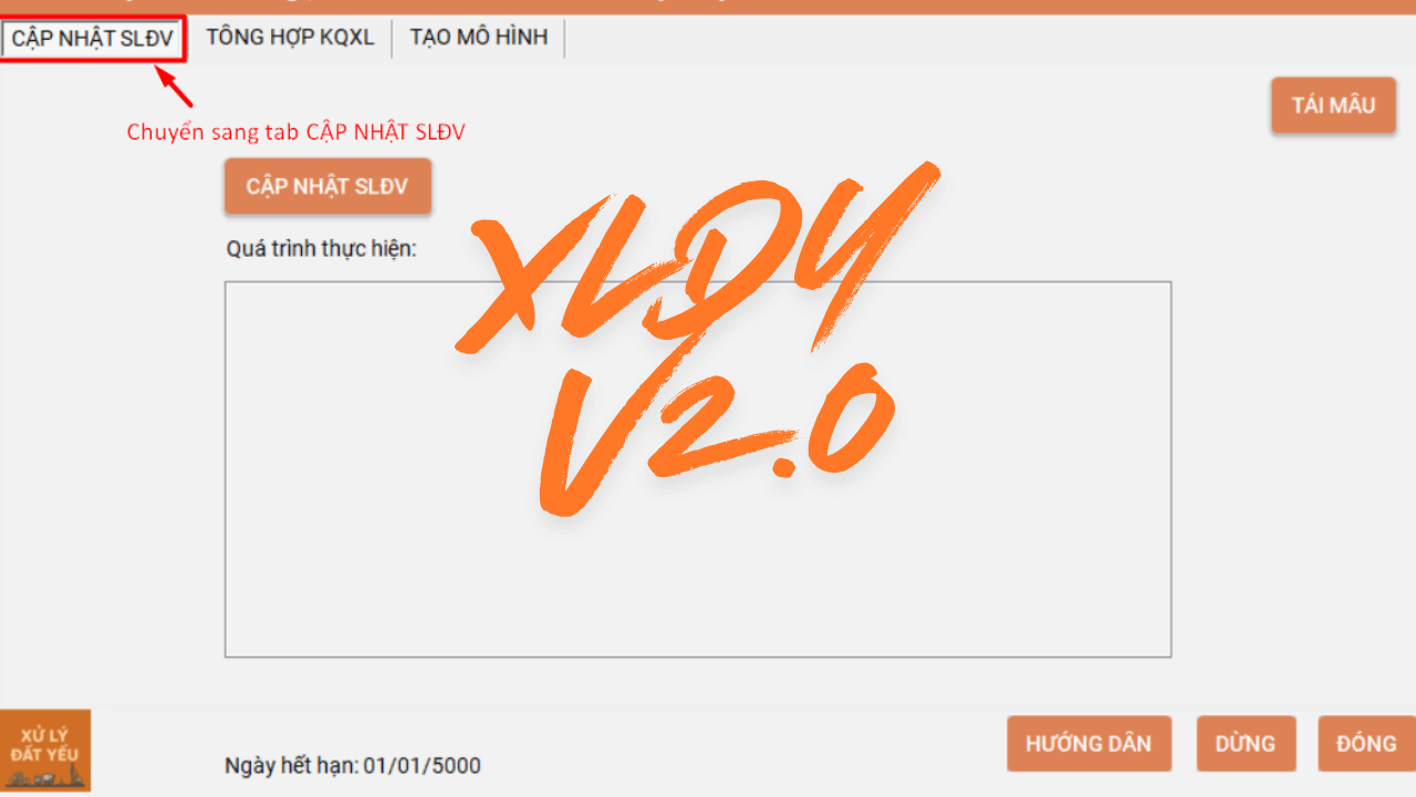 Hướng dẫn cập nhật số liệu địa chất vào bảng tính xử lý nền (XLDY v2.0)