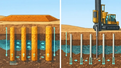 Nguyên lý giếng cát và bấc thấm trong xử lý nền đất yếu